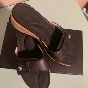 Rag & Bone clogs. Leather, black, soft.